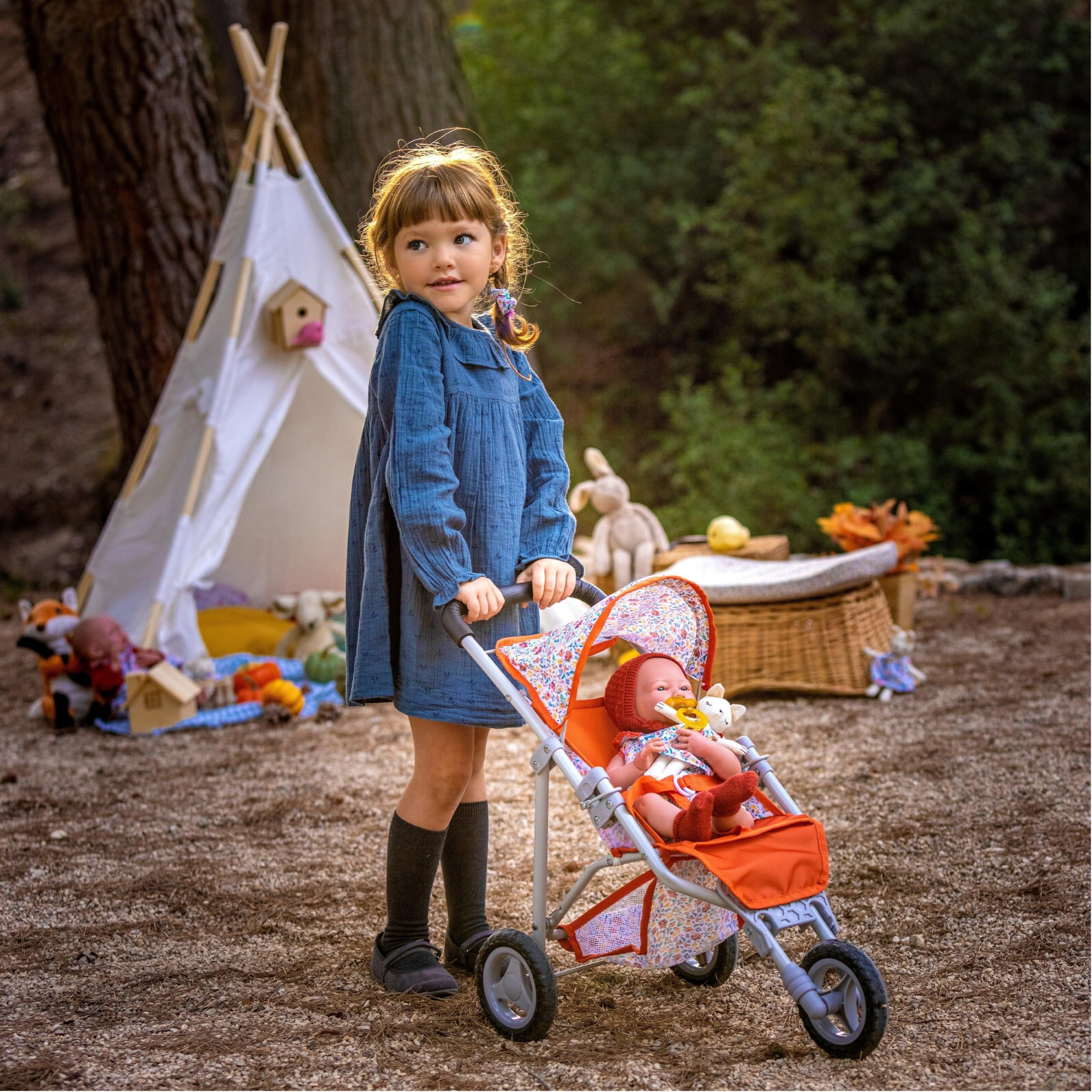 JC Toys Berenguer Boutique Nature Jogger Doll - Realistic Red Jogging Outfit for Kids Ages 3+ | Perfect for Pretend Play, Gift Giving & Collectible Display