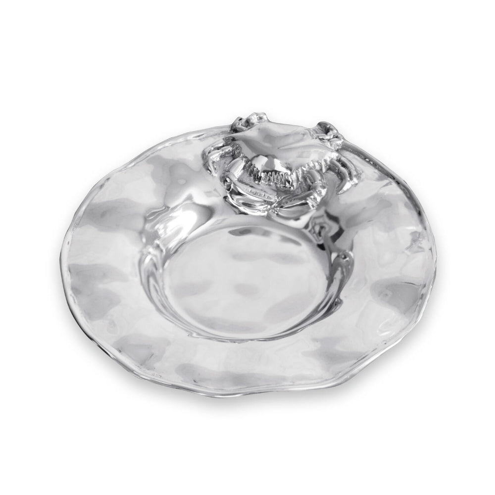 Beatriz Ball Ocean Crab Wine Coaster Set - Elegant Glass Drink Coasters for Wine, Cocktails & Beverages - Perfect for Dinner Parties, Weddings & Home Decor