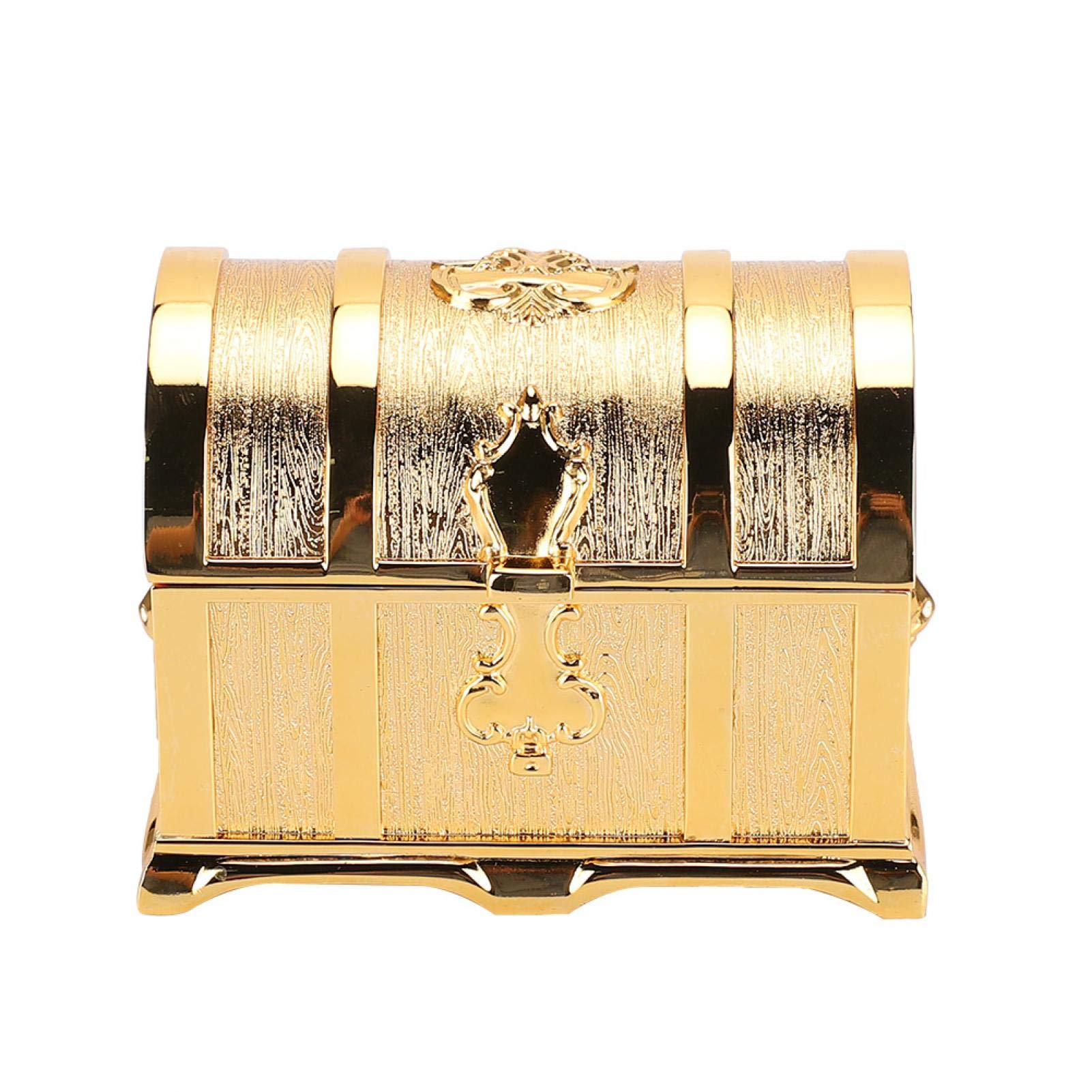 Vintage Pirate Style Jewelry Box with Velvet Lining - Retro Treasure Chest Jewelry Organizer for Rings, Necklaces & Accessories - Perfect Gift for Women, Jewelry Storage & Home Decor
