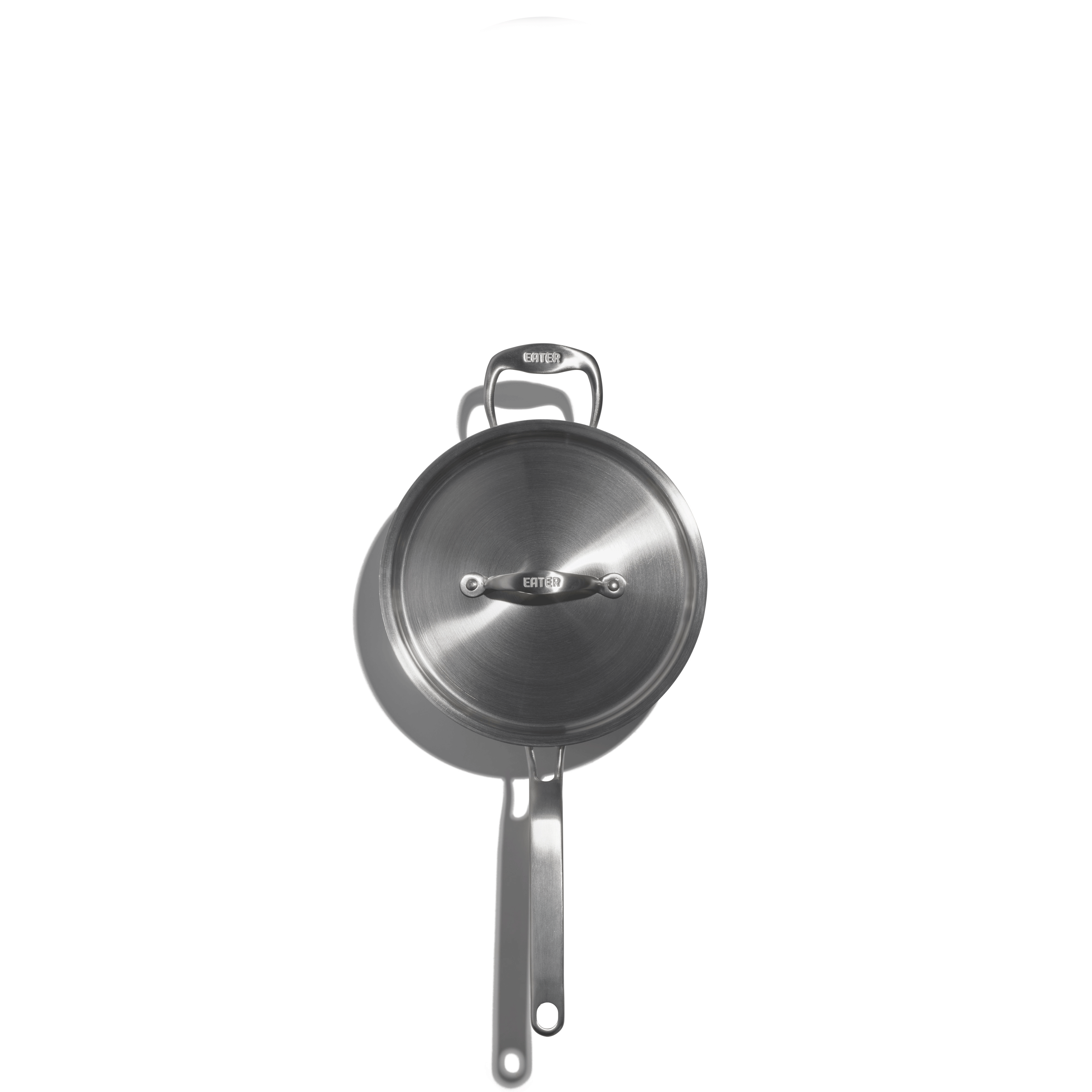 Heritage Steel 4 Quart Saucepan with Lid - Premium Stainless Steel Cookware for Home Chefs | Perfect for Soups, Sauces & Slow Cooking