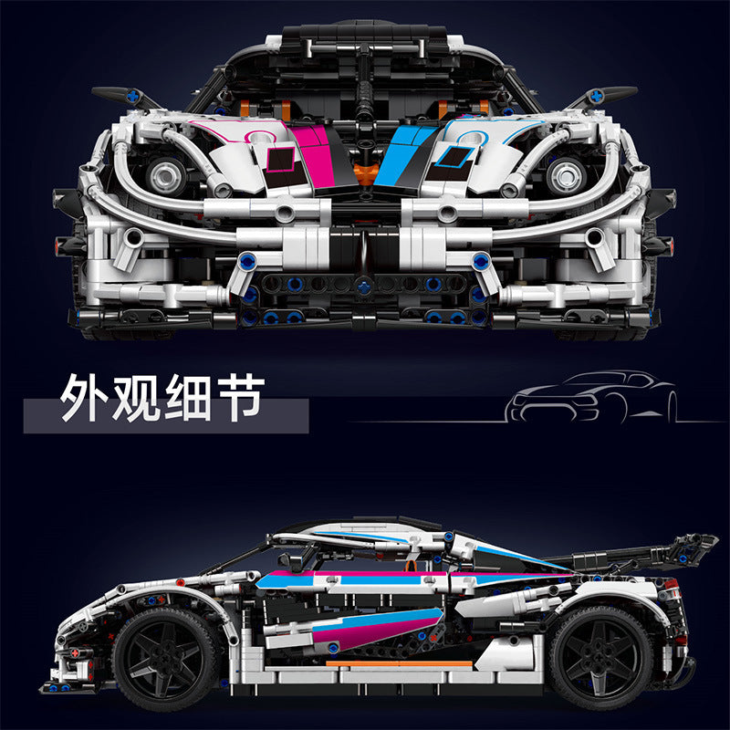 Mouldking Koenigsegg One 3063PCS Building Blocks Set - 13120S & 13121 Model Car Kit for Adults & Teens | Perfect for Collectors, DIY Enthusiasts & Home Office Decor
