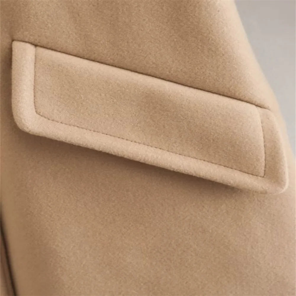 Women's Autumn Trench Coat - European & American Style Loose Fit Long Sleeve Casual Jacket for Fall | Perfect for Office, Dating & Daily Wear