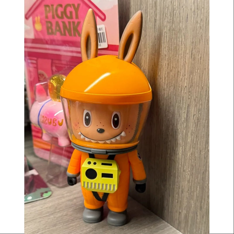 Labubu The Monsters Astronaut Orange Limited Edition 2017 - Collectible Vinyl Art Toy for Display & Gifts