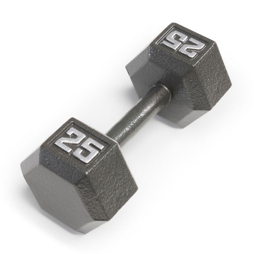 Marcy 25lb Hex Dumbbell Set - Premium Cast Iron Weight for Home Gym & Strength Training | Perfect for CrossFit, HIIT & Muscle Building Workouts