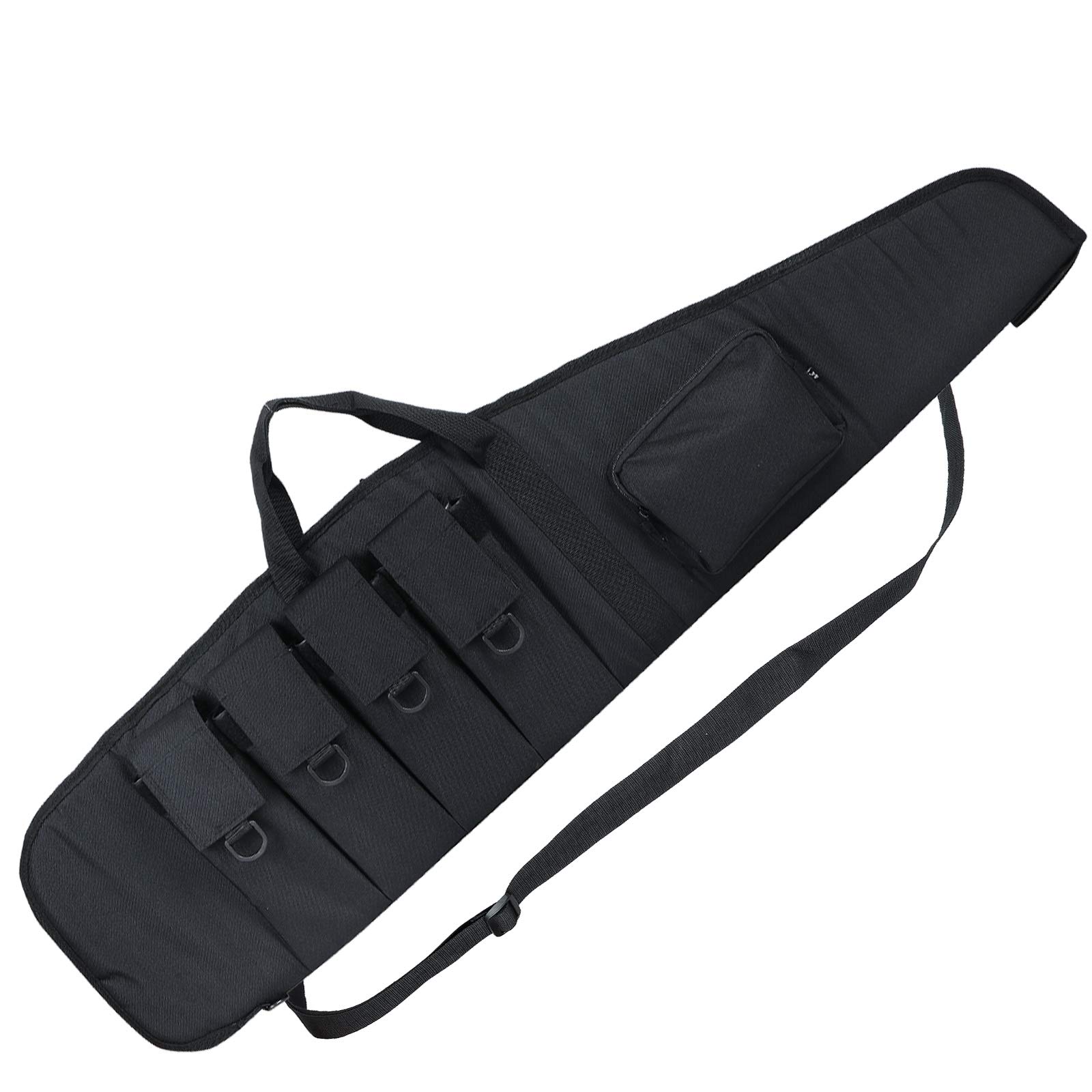 Tactical Soft Rifle Case - 44/48/52 Inch Scoped Shotgun Bag with Magazine Pouch | Durable Long Gun Storage for Hunting, Range & Outdoor Shooting | Water-Resistant Tactical Gun Bag for Firearm Protection