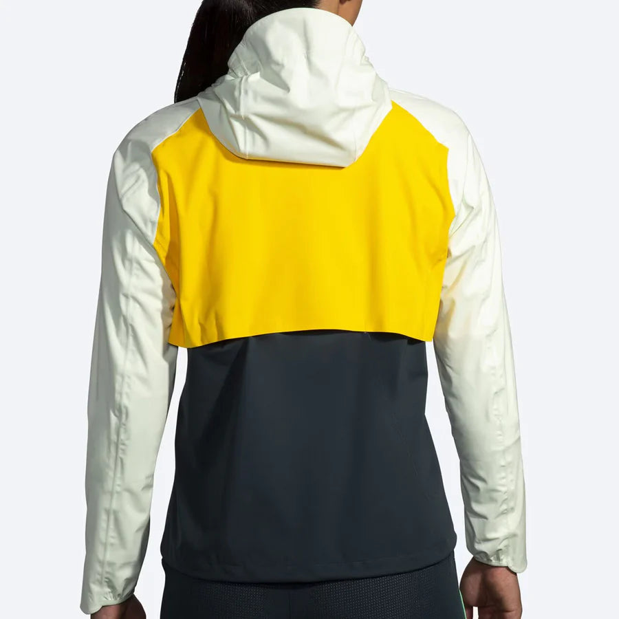 Brooks High Point Waterproof Jacket for Women - Lightweight Raincoat with Breathable Fabric - Perfect for Hiking, Running & Outdoor Adventures
