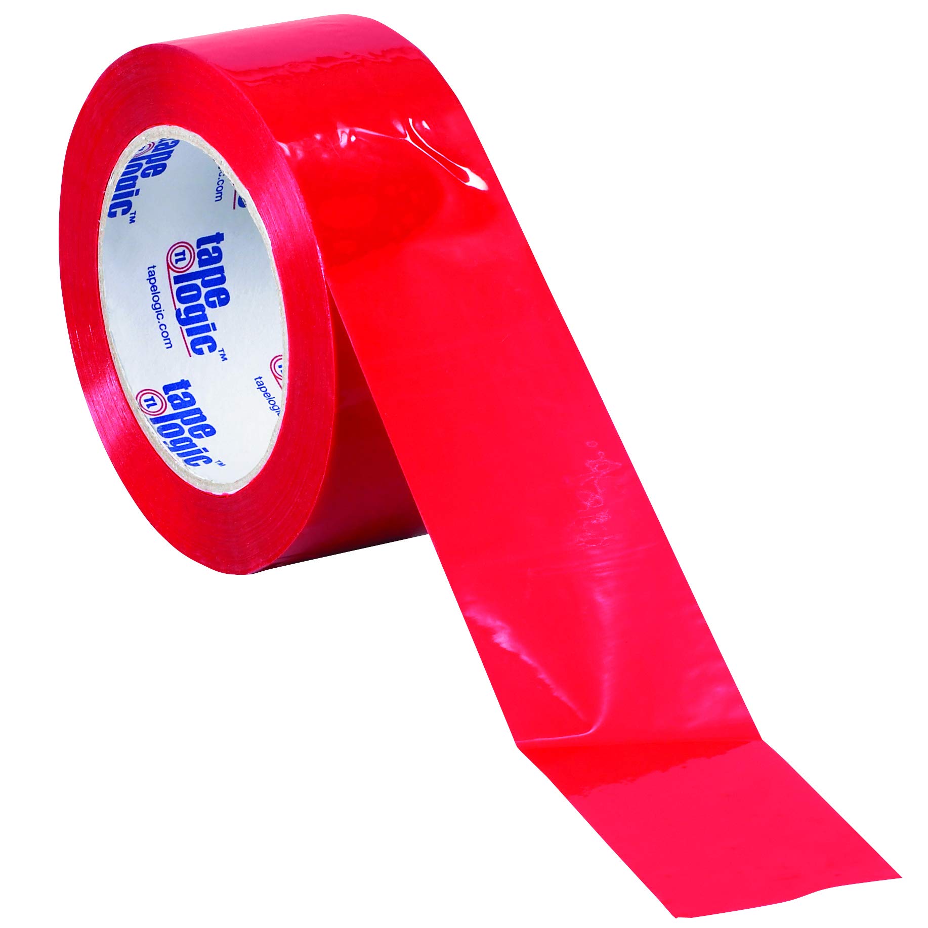 Tape Logic 2 Inch x 110 Yards Red Packing Tape - 2.2 Mil Thick, 36 Rolls Bulk Pack for Secure Shipping, Moving Boxes & Color Coding | Ideal for E-commerce, Warehouse & Office Use