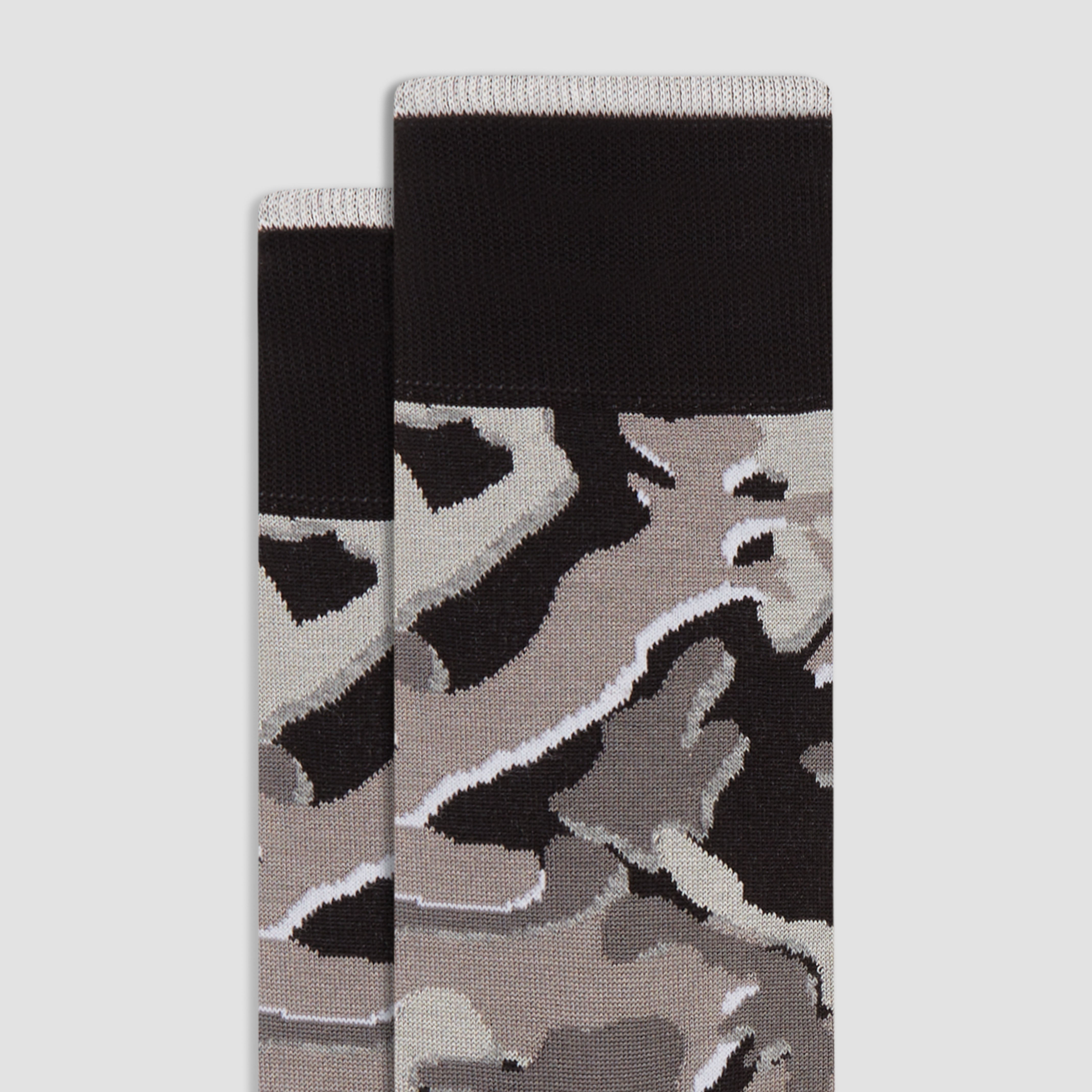 Camouflage Mid Calf Socks for Men & Women - Tactical Military Style Hiking & Outdoor Sports Socks - Moisture Wicking & Breathable Performance Socks for Hunting, Camping, and Everyday Wear