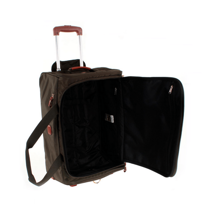 X Travel 21 Inch Rolling Duffle Bag with 2 Wheels - Lightweight Luggage for Air Travel, Gym, Sports & Weekend Getaways