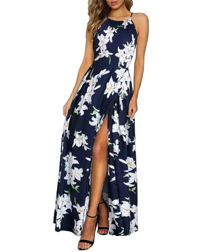 Navy White Floralb