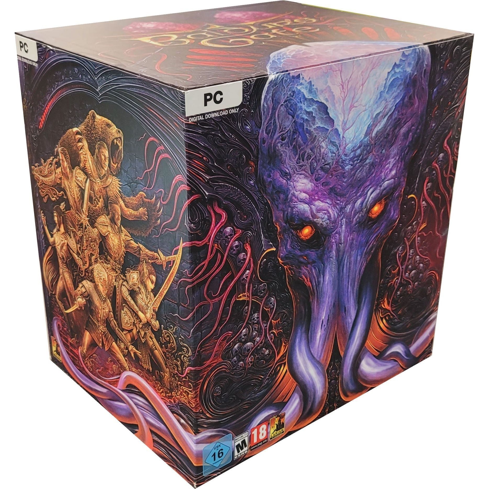 Baldur's Gate 3 Collector's Edition - Exclusive Collectibles, Art Book & Steelbook Case (No Game Included) - Perfect for RPG Fans & Fantasy Collectors