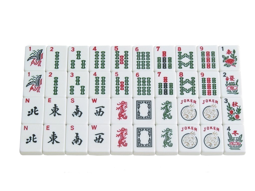 Premium American Mahjong Set - Luxury Designer Tiles for Mah Jongg Game Nights | Perfect for Family Gatherings & Social Events