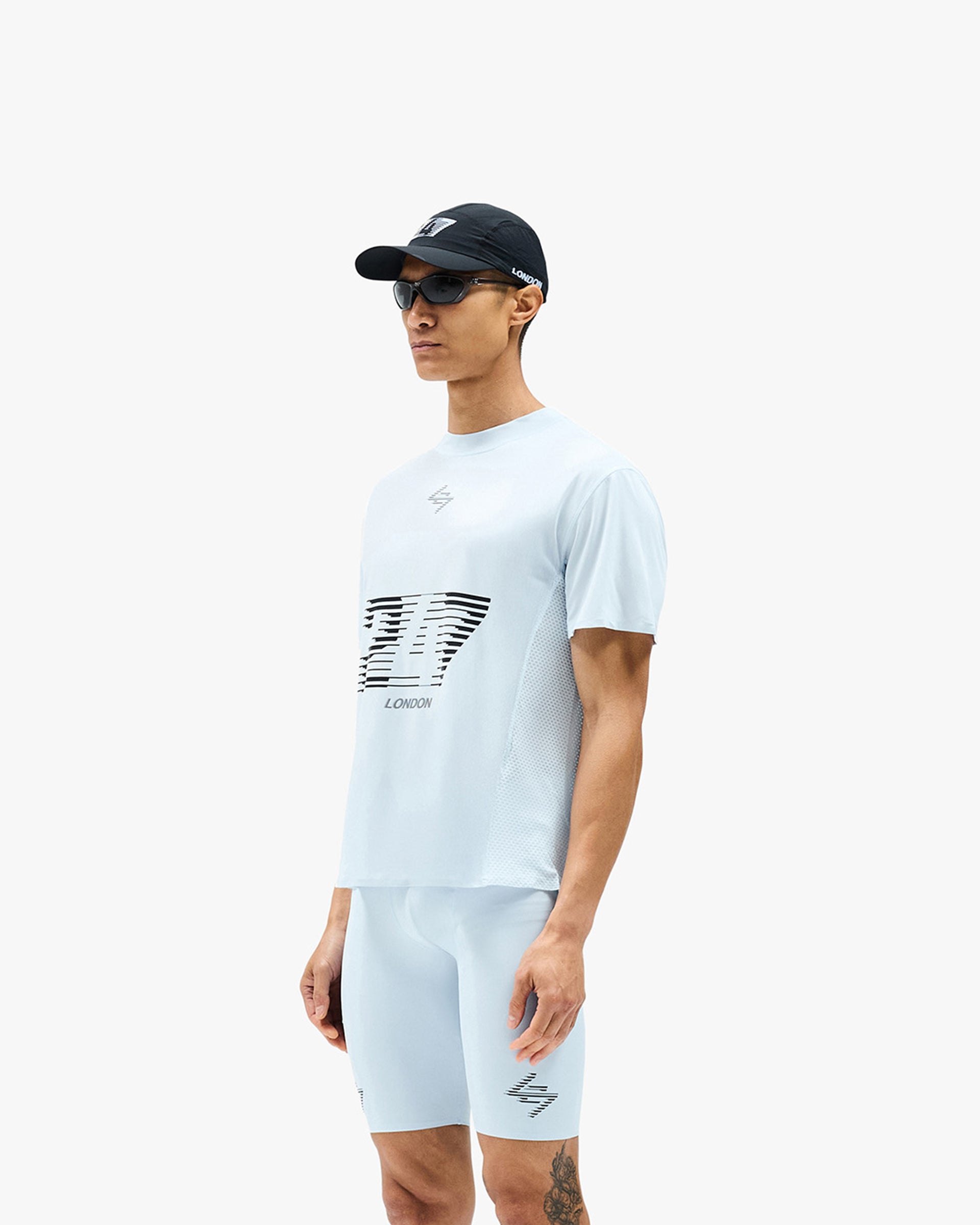 247 London Men's Casual T-Shirt - Soft Cotton Short Sleeve Tee in Blue - Perfect for Everyday Wear, Street Style & Weekend Outfits