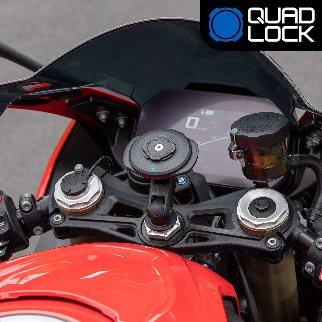 Wireless Charging Phone Mount for Motorcycles - Fast Qi Charger for iPhone & Android - Perfect for Commuting, Touring & Adventure Riding