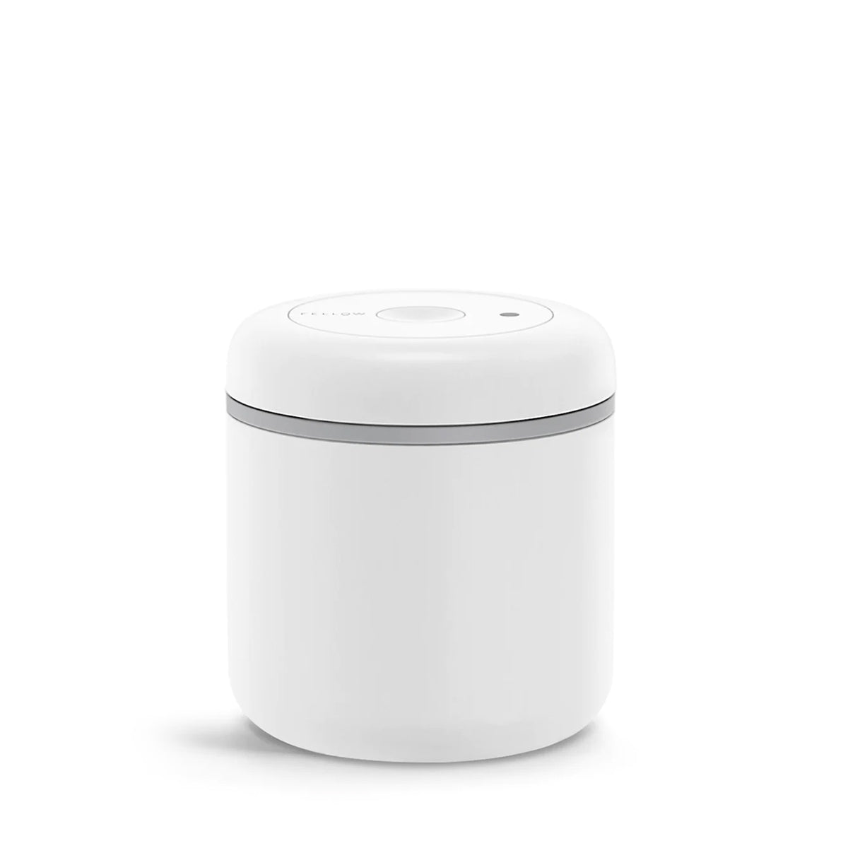 Fellow Atmos Vacuum Sealed Coffee Canister - 0.7L (280g) Airtight Coffee Storage Container for Freshness, Matte White - Perfect for Kitchen Countertop, Pantry & Coffee Station Organization