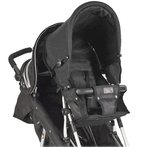 Valco Baby Joey Twin Stroller with Canopy - Lightweight Compact Double Stroller for Twins - Perfect for Shopping, Travel & Outdoor Adventures