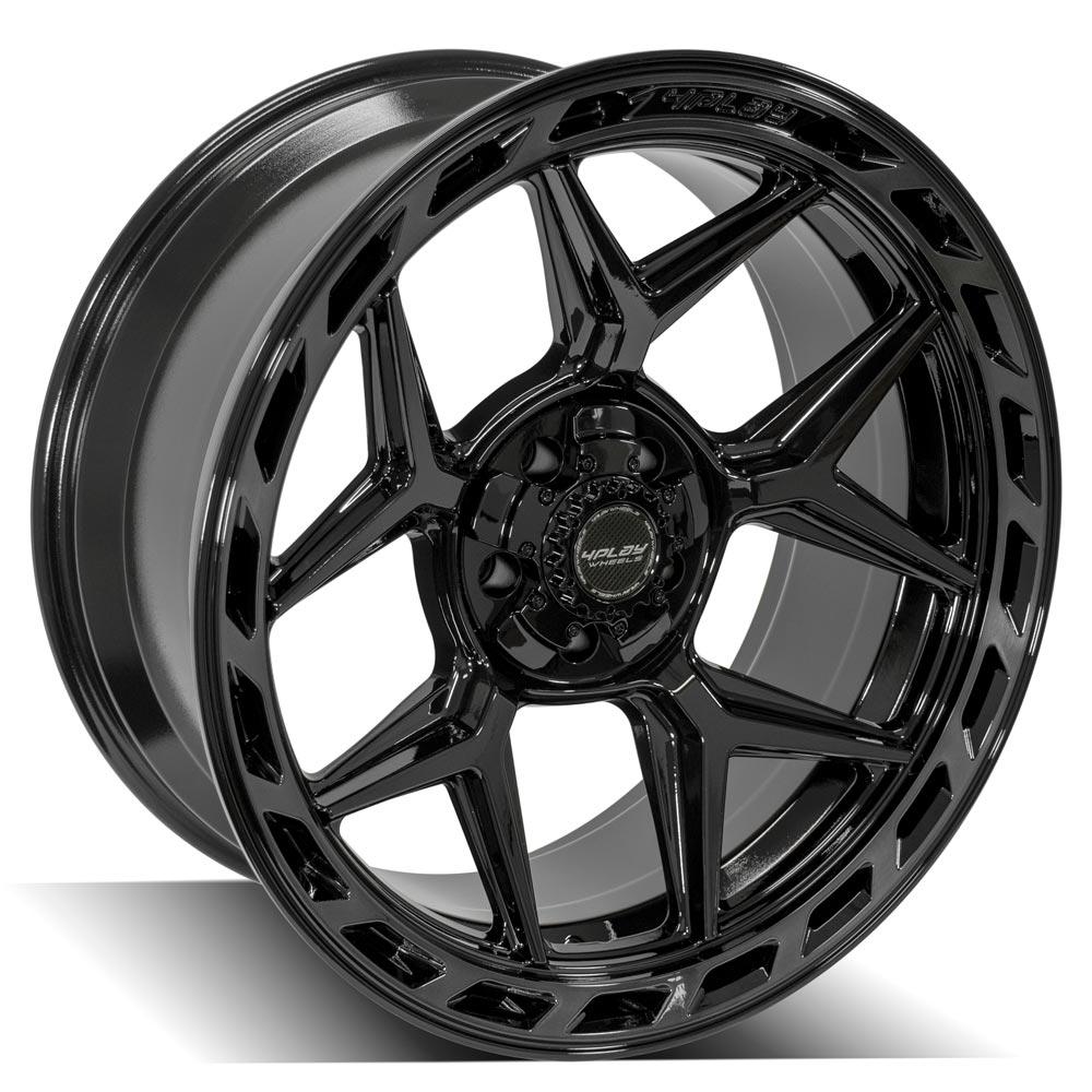 4Play Gen3 4P55 Gloss Black Wheels 22x10.0 18