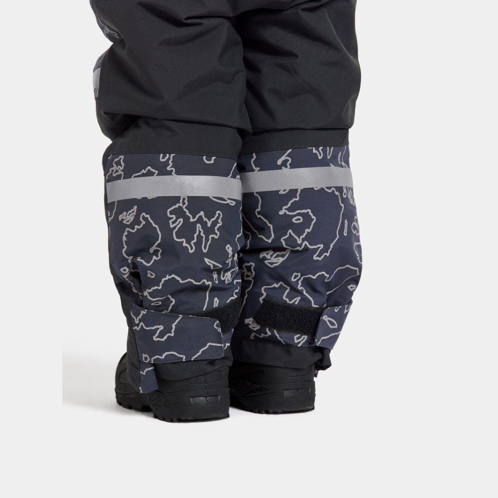 Didriksons Bjarven Special Edition Kids Snowsuit - Waterproof Winter Jacket & Pants Set with Reflective Details (Grundsun Navy) - Perfect for Skiing, Snowboarding & Outdoor Winter Activities