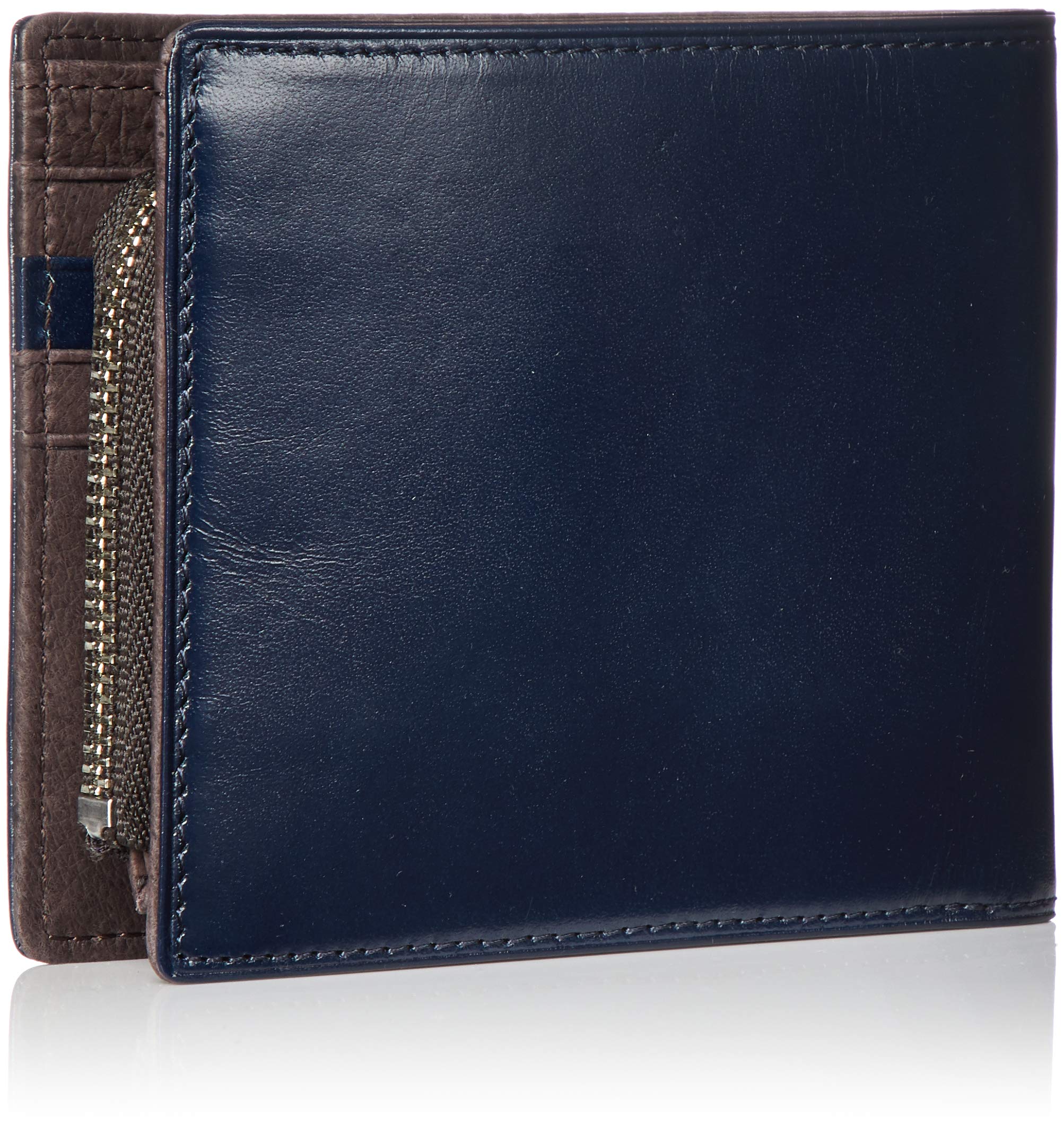 TAKEO KIKUCHI Genuine Leather Men's Wallet - Slim Bifold RFID Blocking Credit Card Holder for Everyday Use & Travel