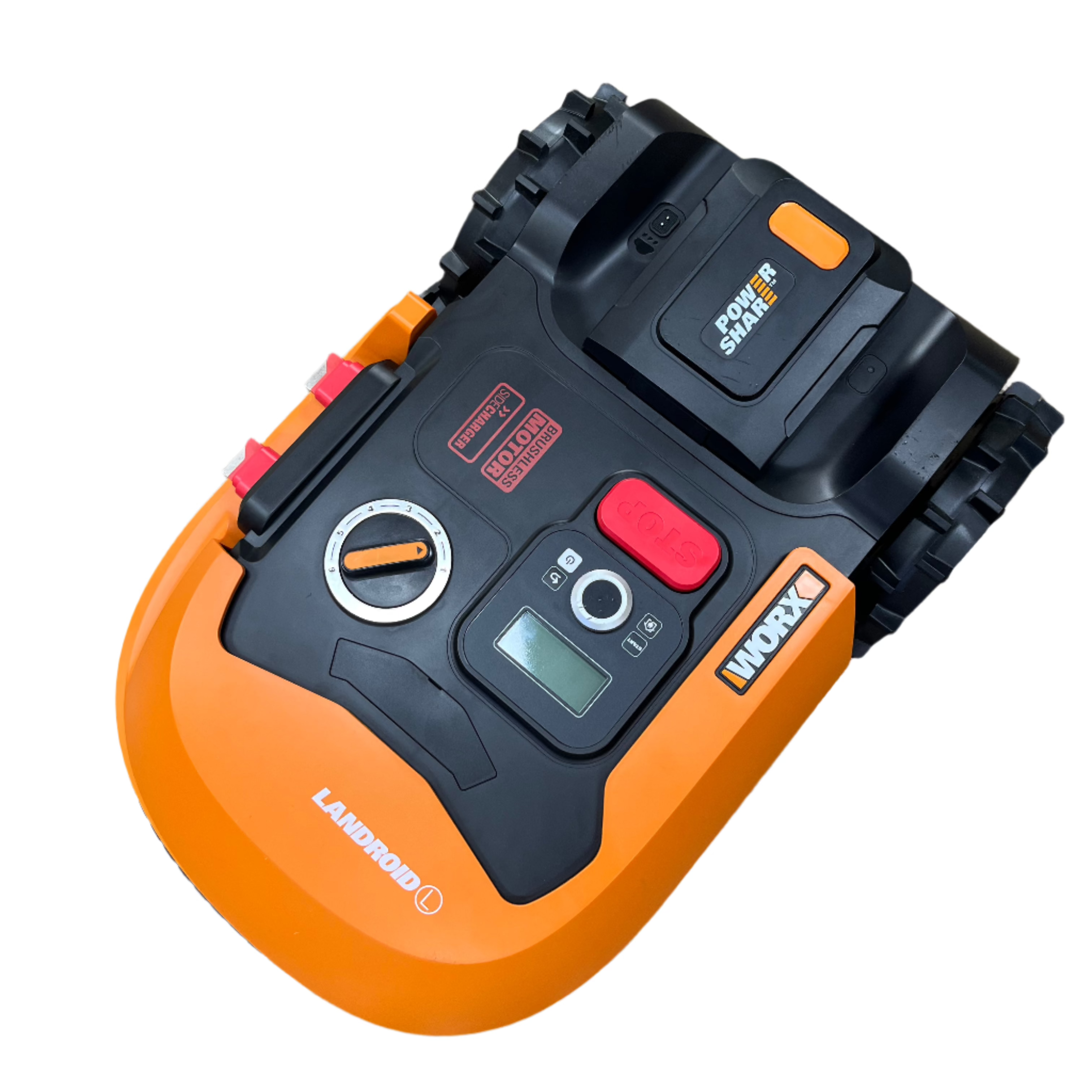 Worx WR155 Landroid L 20V Robotic Lawn Mower - Automatic Cordless Lawn Mower for Small to Medium Yards - Perfect for Backyard, Garden & Landscaping Maintenance