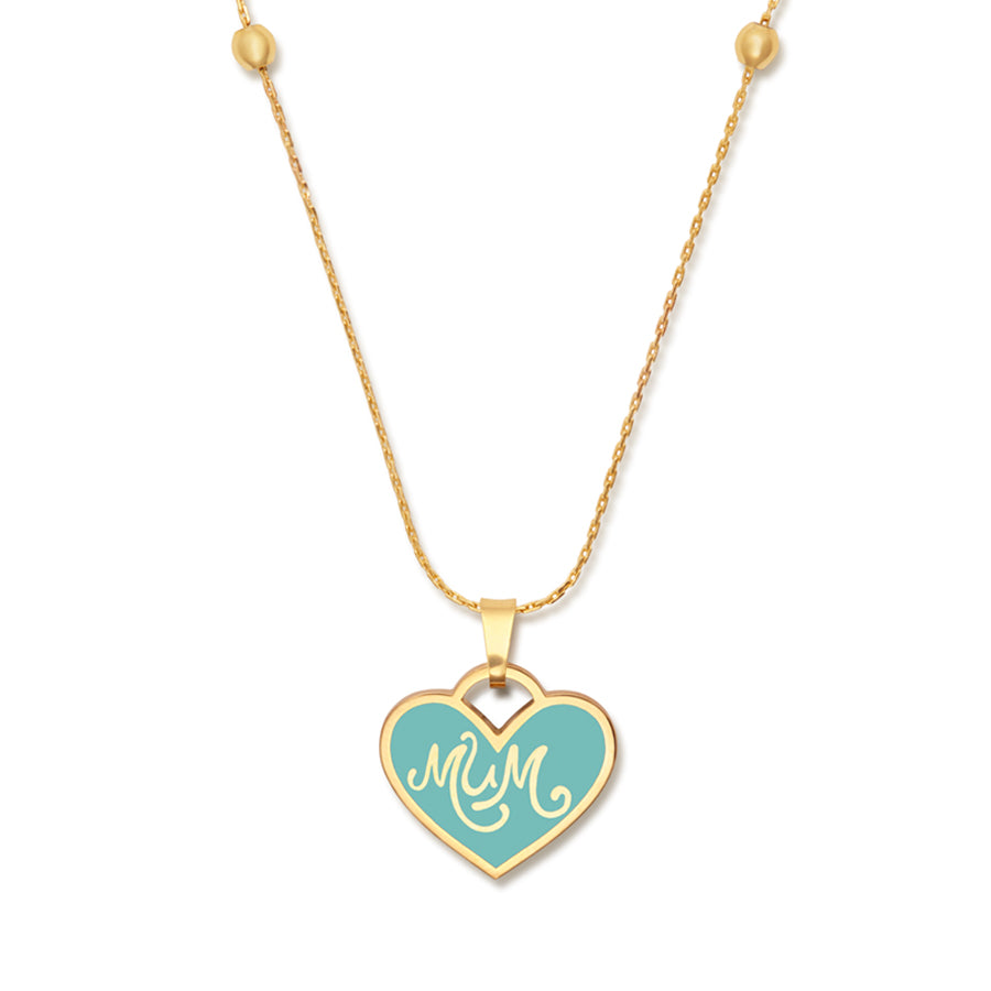 Mom Heart Necklace - Sterling Silver Pendant for Mother's Day Gift, Birthday Present, or Everyday Wear | Perfect for Gifting to Wife, Daughter, or Grandma