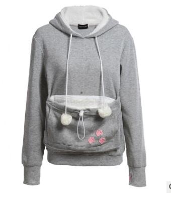 Stylish Cat Print Women's Hoodies - Cozy Pullover Sweatshirt for Casual Wear & Lounge Outfits