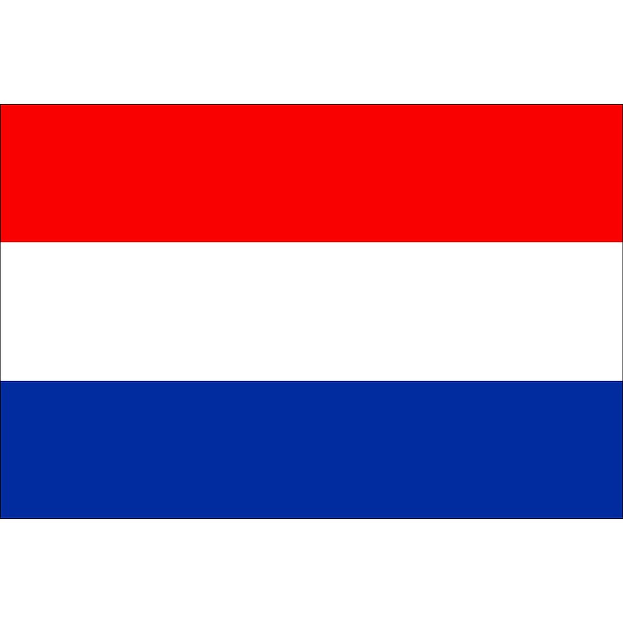Dutch Netherlands Flag Rectangle Sticker - Durable Car Bumper Decal for Cars, Laptops & Water Bottles - Show Your Dutch Pride Anywhere