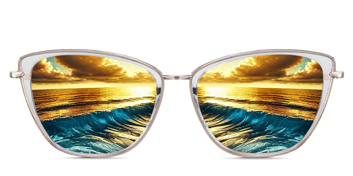 Ira Women's Prescription Polarized Sunglasses - UV Protection, Anti-Glare for Driving, Outdoor Activities & Fashion