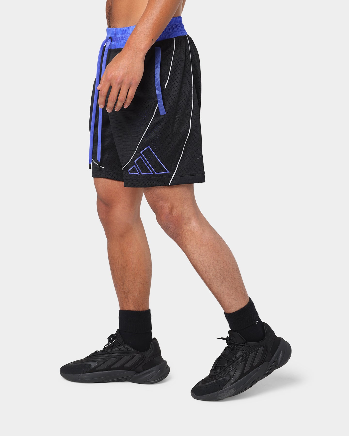 Adidas Daniel Patrick X Adidas Mesh Athletic Shorts for Men - Black Running Gym Workout Shorts - Perfect for Jogging, Training & Casual Wear