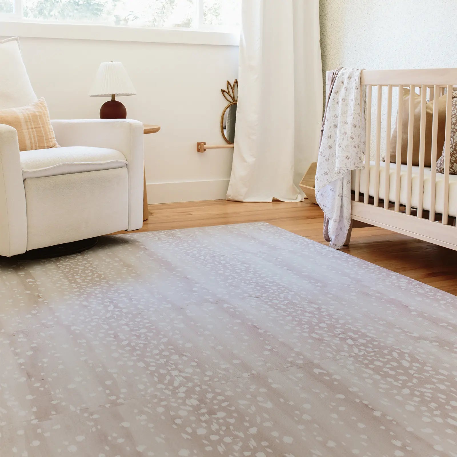Little Nomad Play Mat for Babies & Toddlers - Soft, Non-Toxic Foam Floor Mat for Playtime, Crawling & Learning - Perfect for Nursery, Daycare & Home Use - Fawn Design