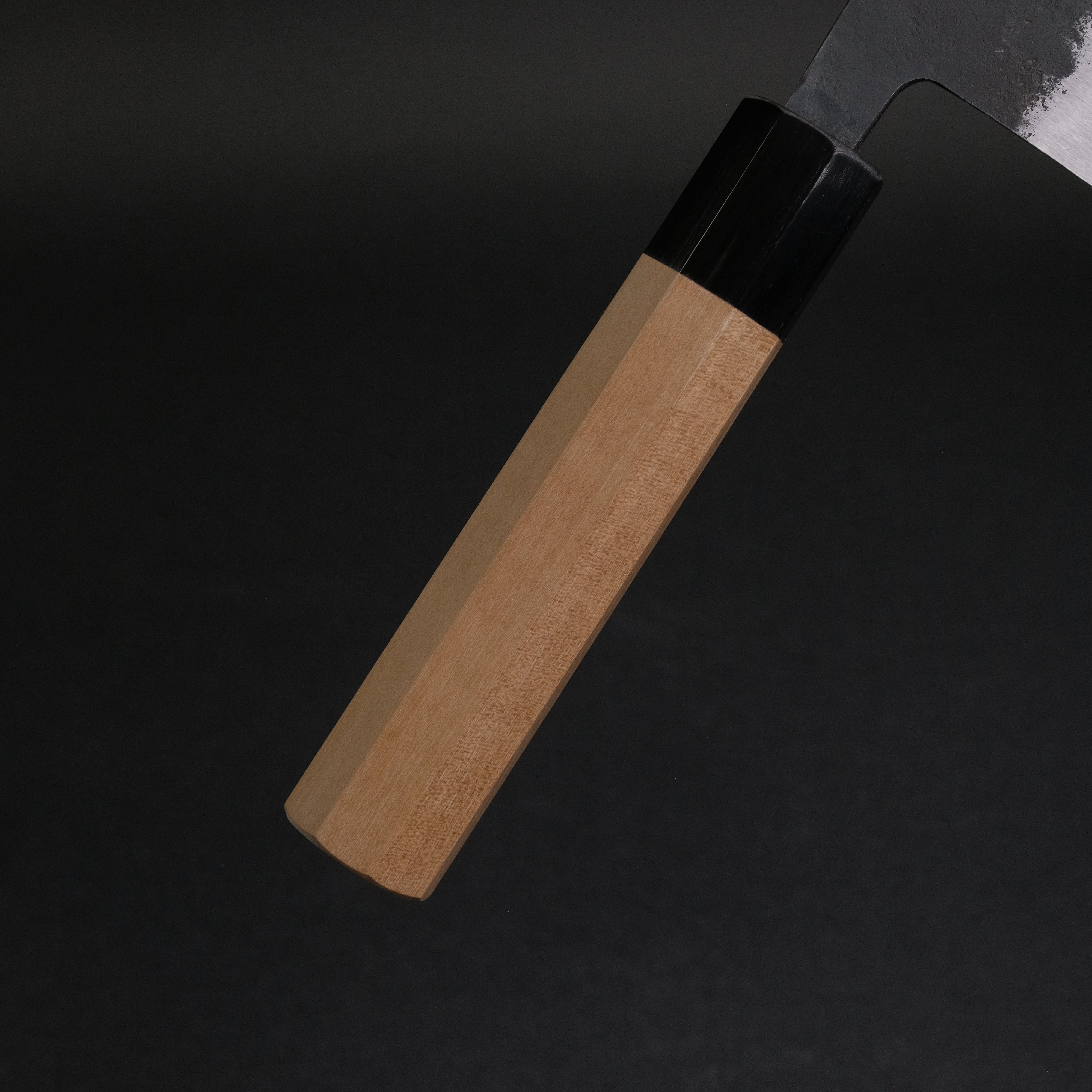 Premium Japanese Nakiri Knife - Morihei Hisamoto Kurouchi White #1 Steel 165mm with Ho Wood Handle - Perfect for Vegetable Chopping, Slicing & Precision Kitchen Tasks