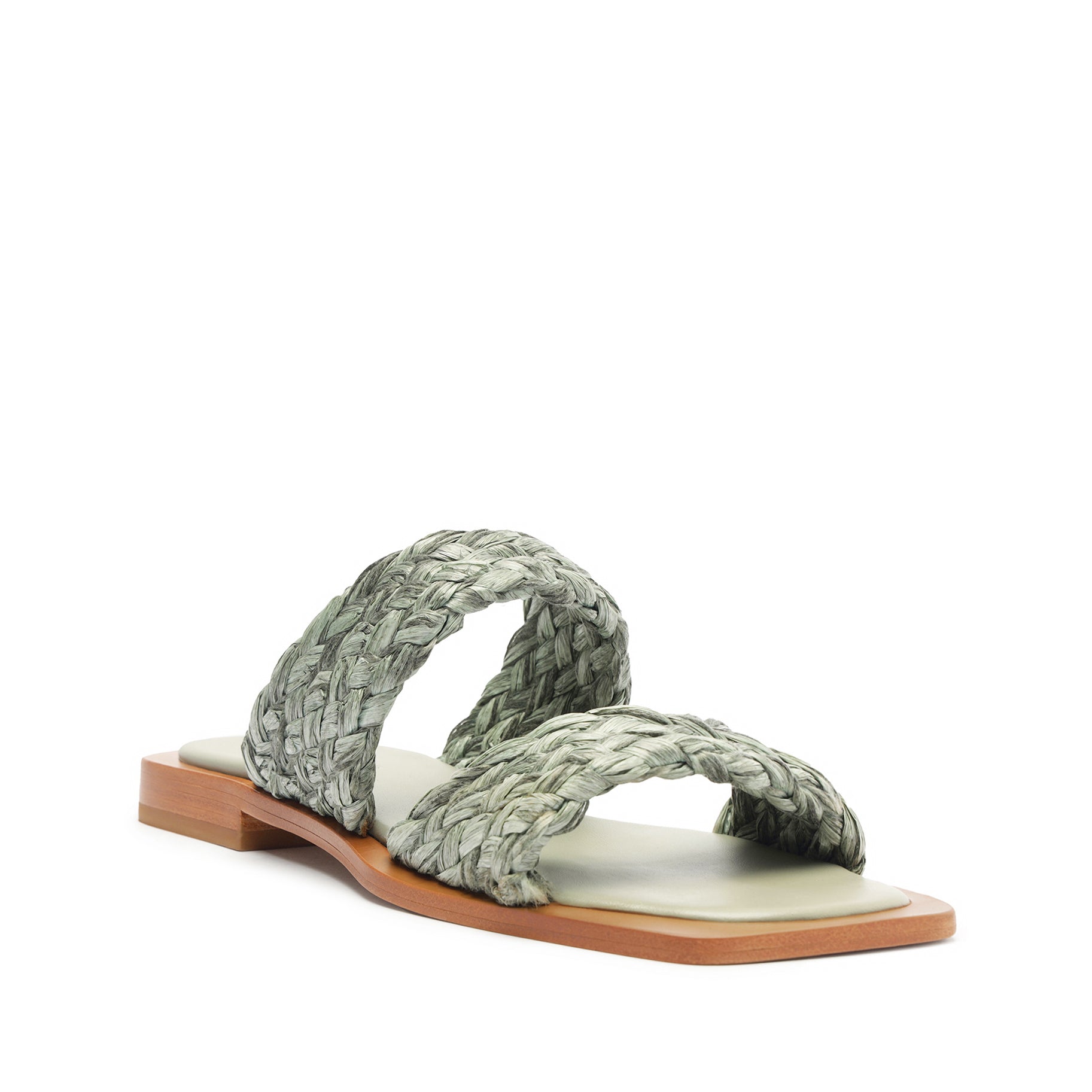 Amani Women's Straw Flat Sandals - Comfortable Summer Beach Sandals for Vacation, Walking, and Outdoor Activities