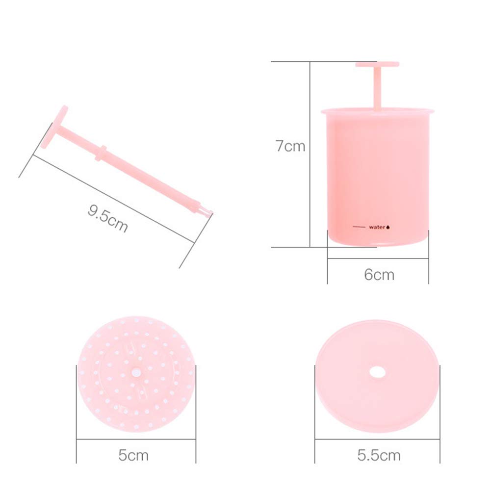 **KeKeandYaoYao Rapid Foaming Face Cleanser & Shampoo - Travel-Friendly Bubble Foamer for Shower, Bath & Household Use (White)**    *Perfect for Travel, Spa Days & Gentle Skincare Routine*