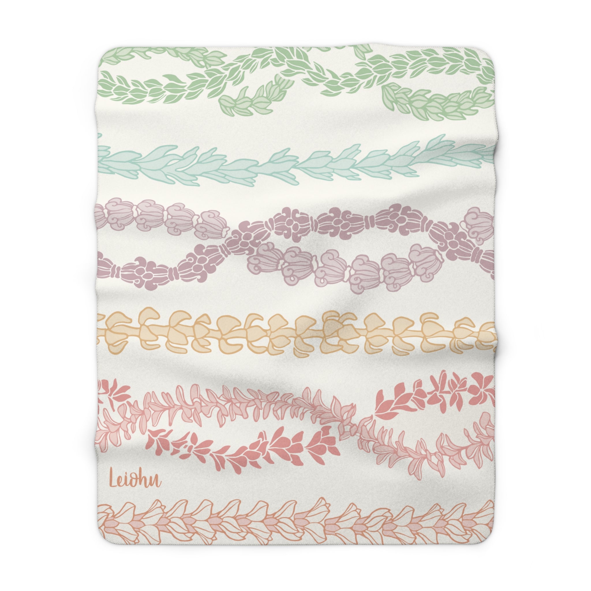 Forever Lei Sherpa Fleece Blanket - Ultra Soft & Warm Reversible Throw for Winter, Couch, Bed, and Travel - Cozy Home Decor Gift