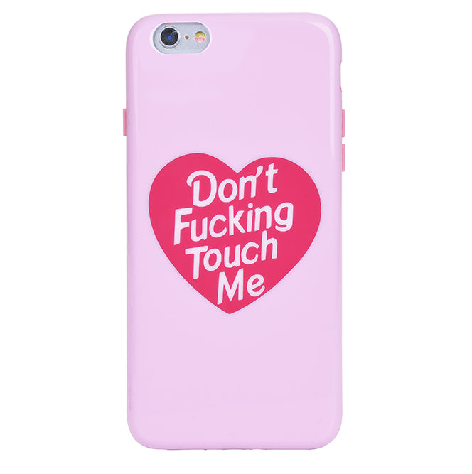 Don't Touch Me iPhone Case - Funny Protective Cover for iPhone 12/13/14/15 Pro Max - Perfect for Office, School & Everyday Use