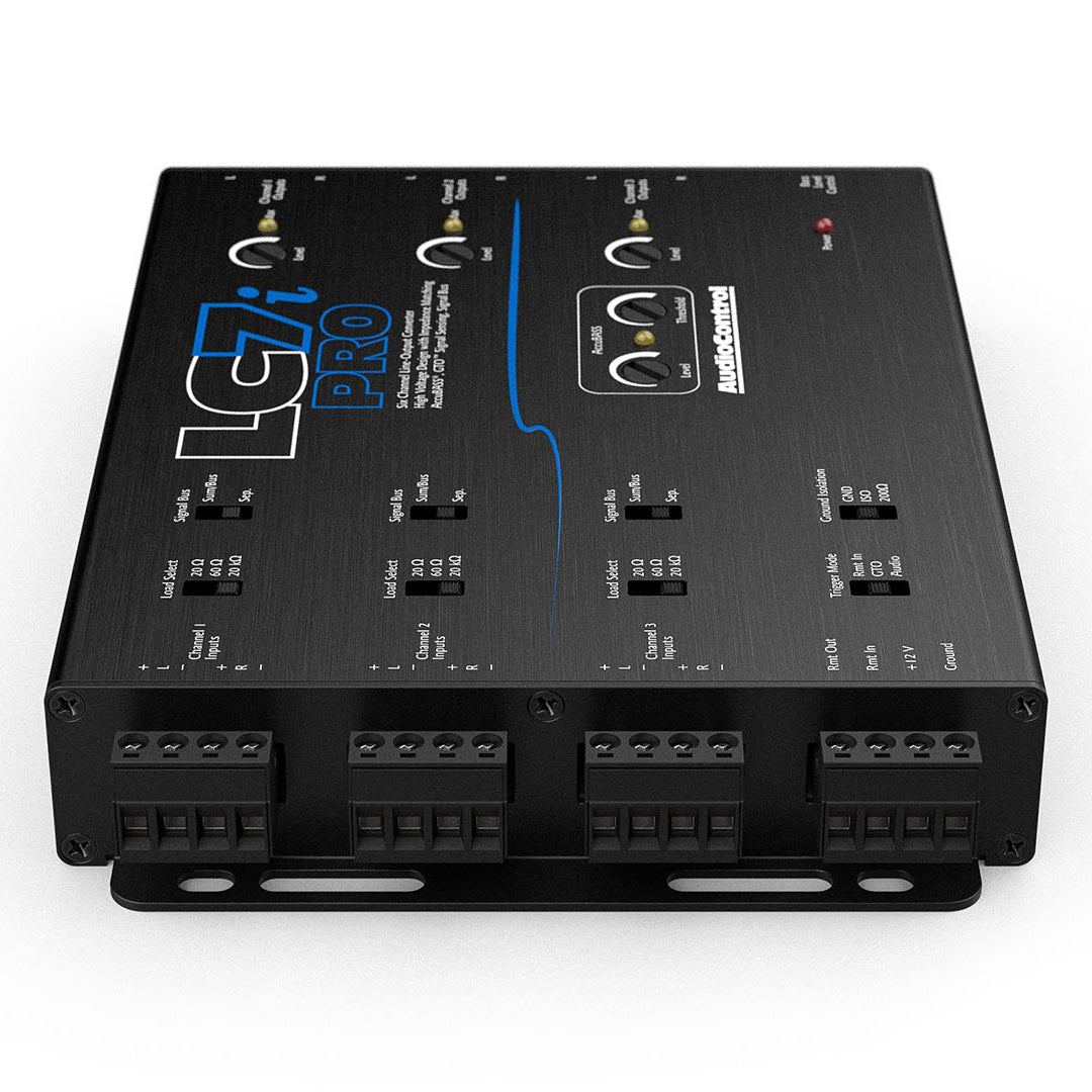 AudioControl LC7i Pro - 6 Channel Line Output Converter with AccuBass & ACR-1 Dash Remote for Car Audio System | Premium Sound Quality for Vehicles, Trucks & SUVs | Perfect for Upgrading Factory Stereo to Aftermarket Amplifiers