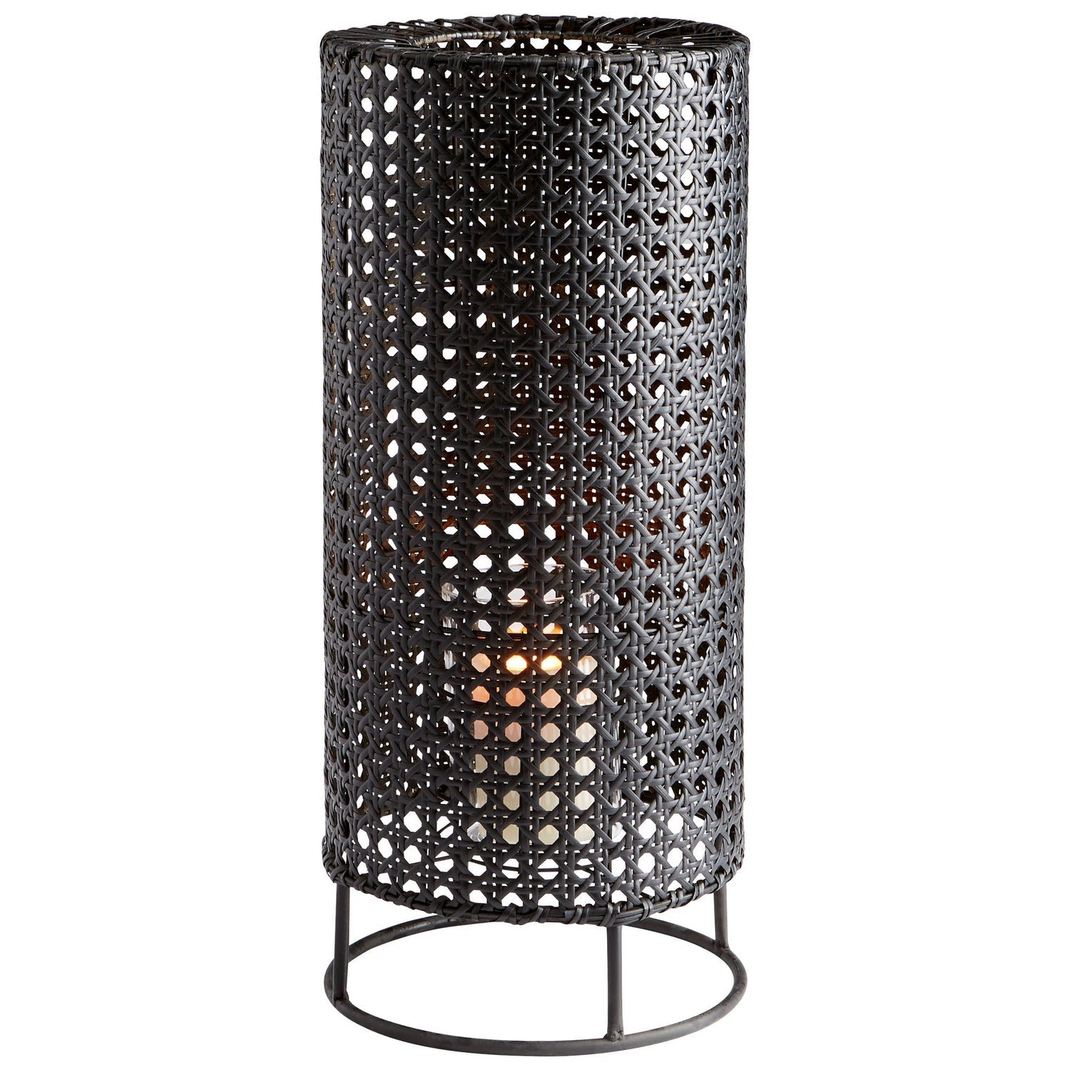 Cyan Design 10270 Tennyson Large Matte Black Candle Holder - Elegant Home Decor for Dining Table, Wedding Centerpiece & Romantic Ambiance
