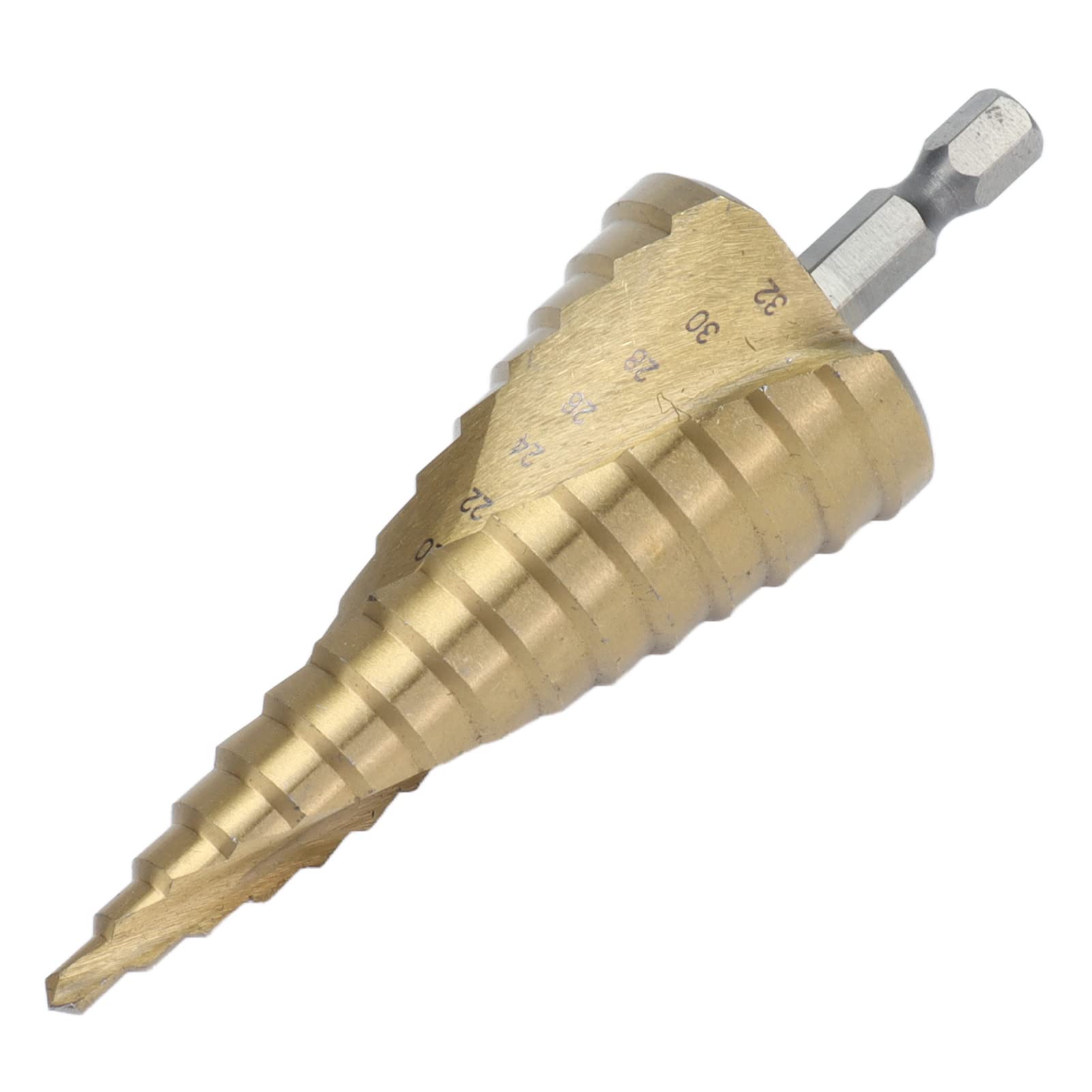 High-Speed Steel Step Drill Bit Set - Titanium Coated for Metal, Wood & Plastic - Perfect for DIY, Home Improvement & Professional Use