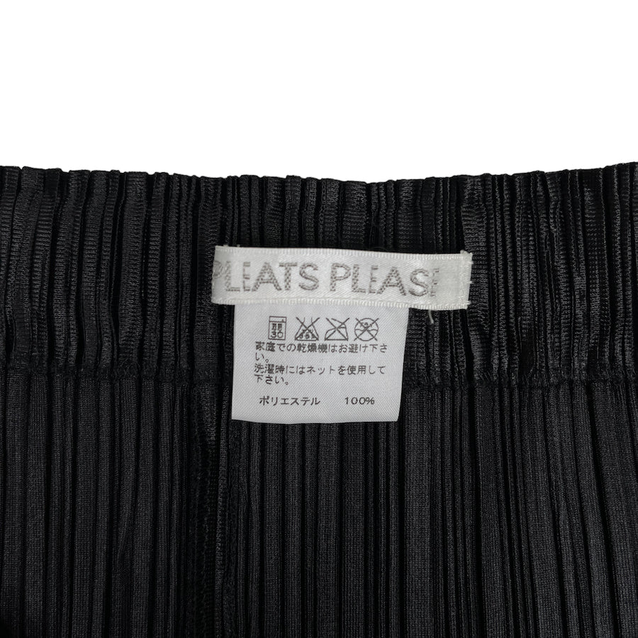 ISSEY MIYAKE Black Pleated Long Skirt for Women - Elegant & Flowy Midi Skirt for Office, Party & Evening Wear
