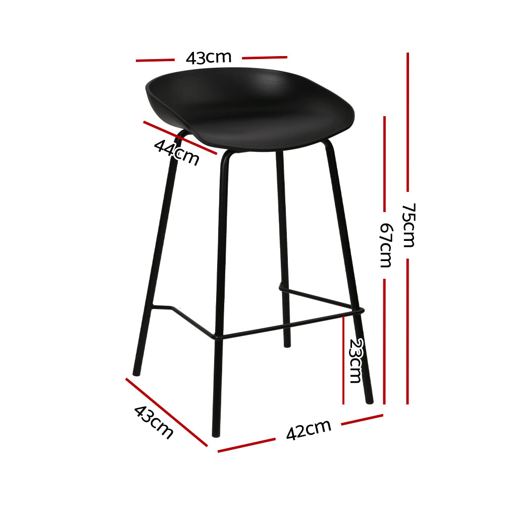 2 Pack Metal Bar Stools for Kitchen Counter - Adjustable Height Barstools for Dining, Breakfast Nook & Home Decor