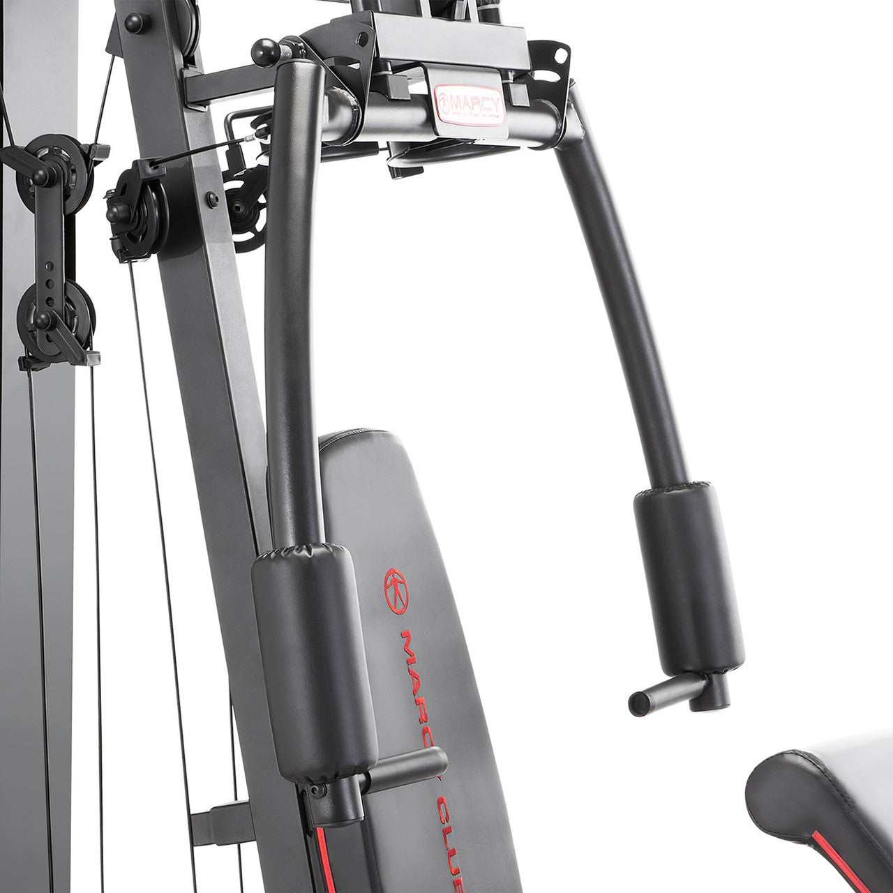 Marcy Club 200lb Home Gym System with Weight Bench & Leg Developer - MKM 81010 for Full Body Workout at Home | Strength Training Equipment for Men & Women | Perfect for Small Spaces & Home Fitness