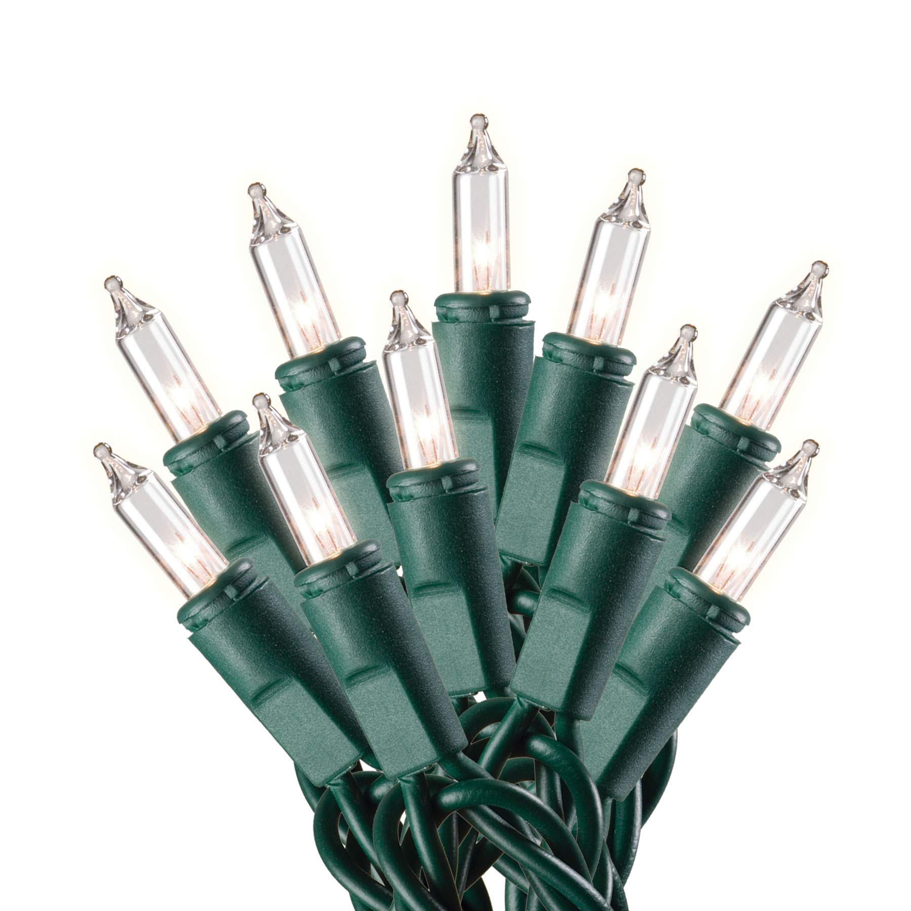 SYLVANIA 100 Mini Clear Christmas Lights - Indoor & Outdoor Holiday Decorations for Tree, Home, Party, and Festive Events