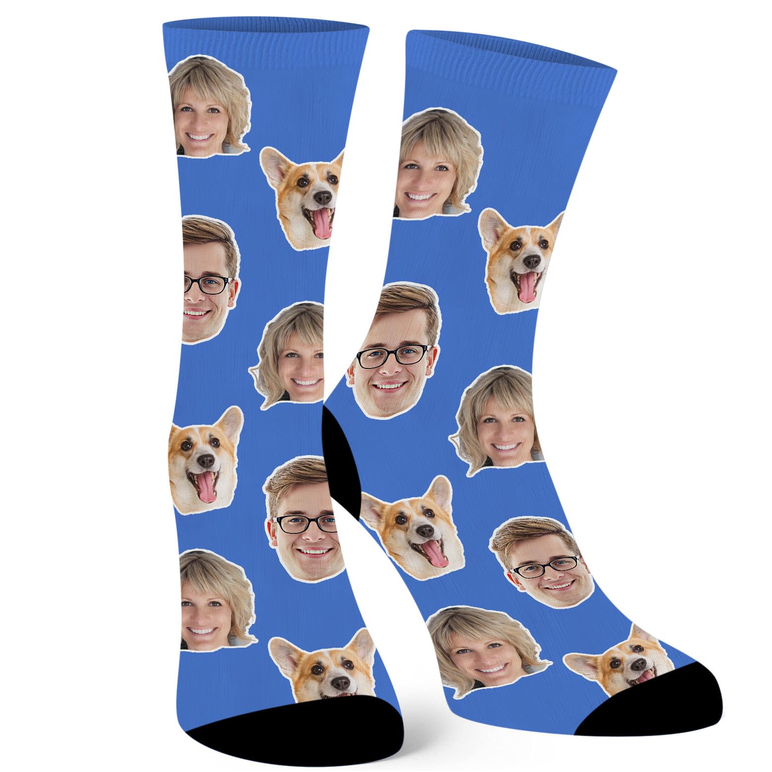 Custom Photo Socks - Personalized Face Socks for Men & Women | Unique Novelty Gift for Birthdays, Anniversaries & Couples | Fun Printed Socks for Everyday Wear & Special Occasions