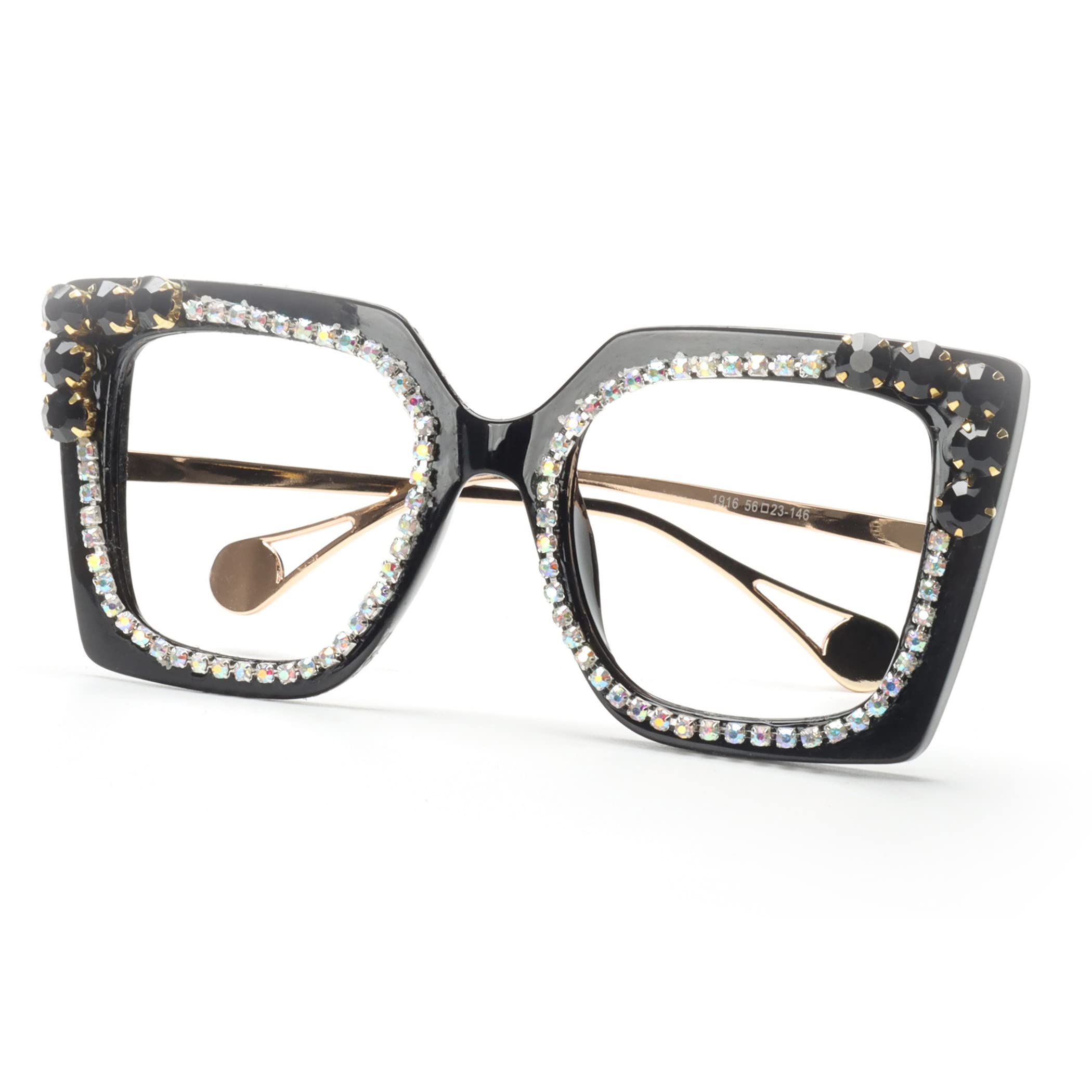 Blue Light Blocking Glasses for Women - Cat Eye Oversize Frame for Reading & Screen Use