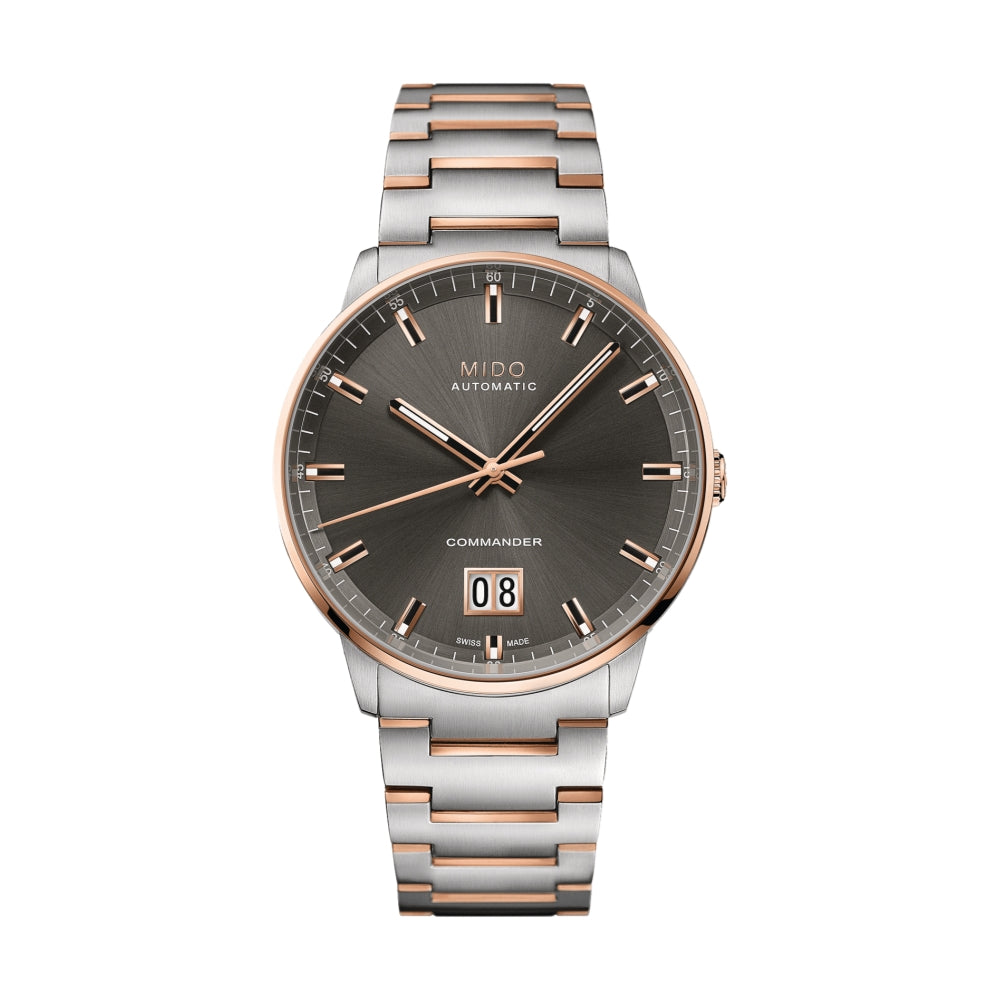 Commander Big Date Anthracite Two Tone Watch - Luxury Swiss Chronograph for Men | Perfect for Business Meetings & Formal Occasions