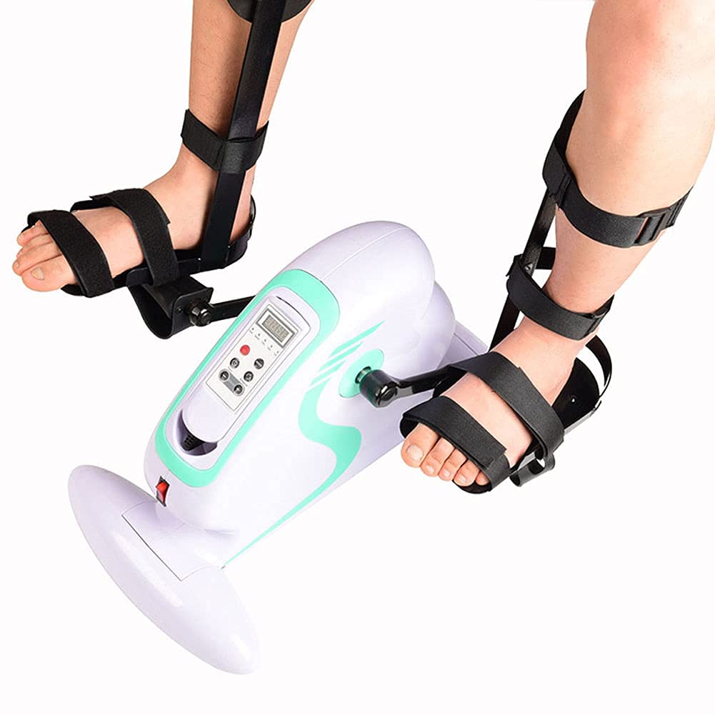 Electric Pedal Exerciser with Leg Support - Portable Mini Exercise Bike for Hand, Arm, Knee & Leg Rehabilitation - Ideal for Home Physical Therapy, Seniors & Disabled Users - Compact Fitness Equipment for Recovery & Mobility Training