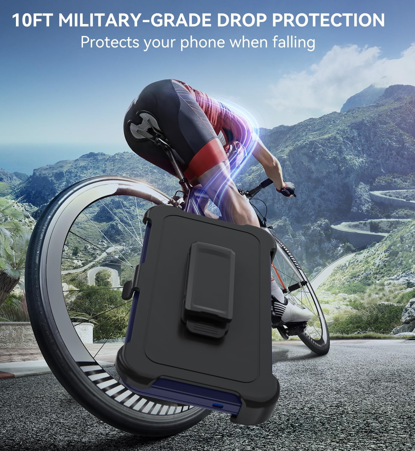 Samsung Galaxy S25 Plus Case - Military Grade Shockproof Protective Cover with Rugged Drop Protection, Impact Absorption & Scratch Resistance | Perfect Fit with Precise Cutouts for Wireless Charging | Ideal for Outdoor, Work & Active Lifestyle Use