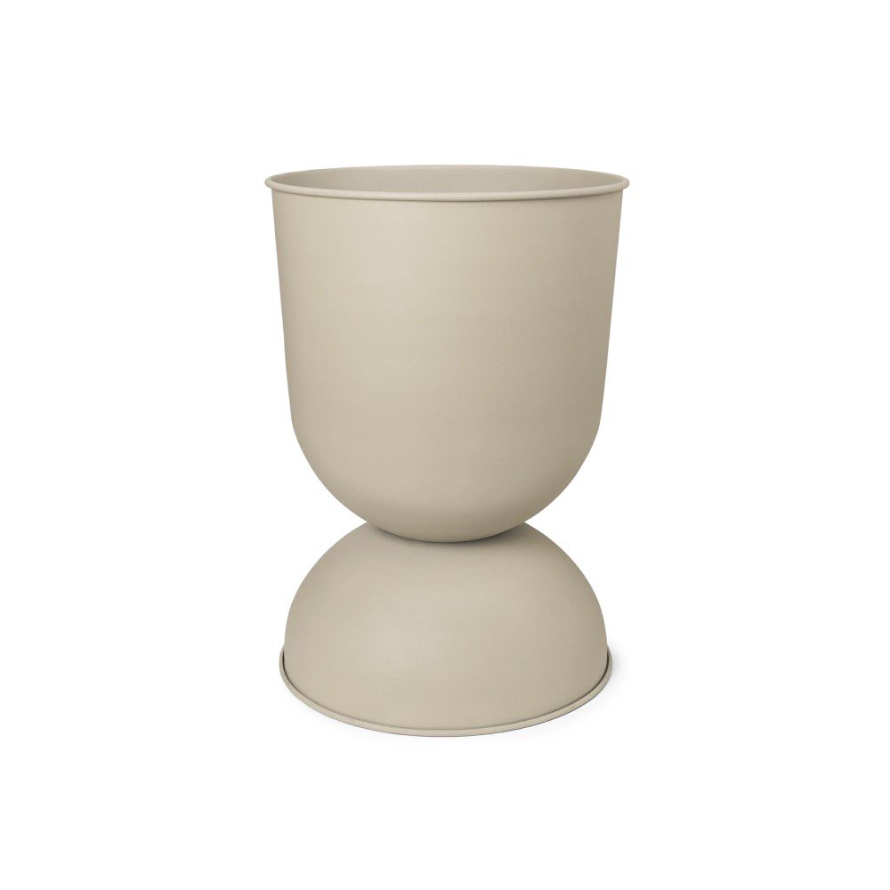 FERM LIVING Hourglass Pot H73cm Large - Modern Cashmere Planter for Home & Office Decor - Perfect for Indoor Plants, Succulents, and Floral Arrangements
