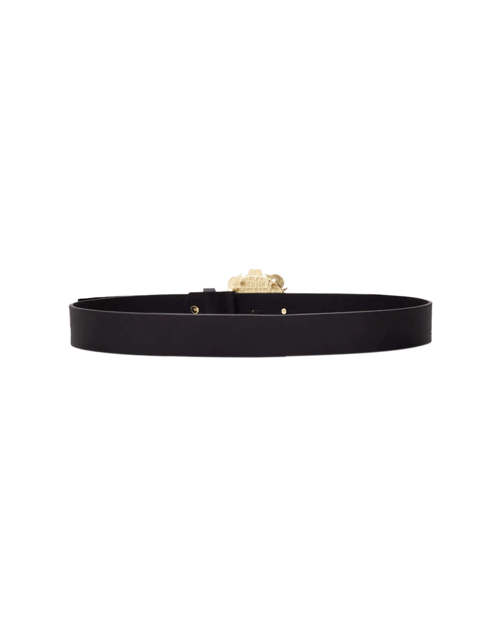Baroque Logo Leather Belt for Men - Stylish Designer Belt for Jeans, Pants & Formal Wear | Premium Genuine Leather Fashion Accessory