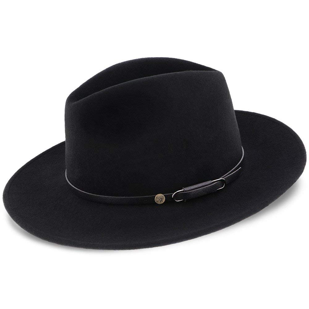 Stylish Wallace Wool Fedora Hat for Men & Women - Warm Winter Fashion Accessory - Perfect for Outdoor Activities, Parties, and Casual Wear